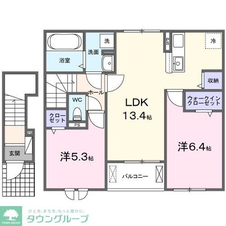 ラスヴェートの物件間取画像